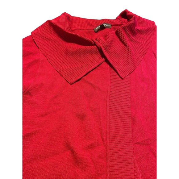Adrienne Vittadini Cardigan Sweater Womens 3X Rayon/ Nylon Red Short Sleeve‎ - Picture 2 of 7